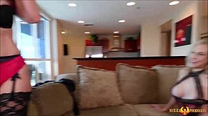 busty milfs mindi mink angel allwood lingerie fingering frenzy