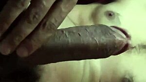 college guy strokes huge load alone at home?