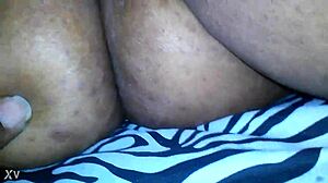 Sexy ebony BBW vibes hairy pussy with toy to orgasm 😍🔥