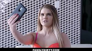 hey brooke why not let stepbro fuck your shaved pussy after breakup chad?