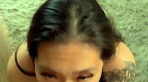 i got him nice n wet before he filled me up from behind pov big finish on back