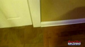 kinky brunette olyssia and blonde ryann share cock and muffs