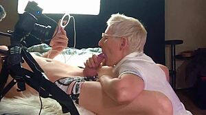 Blonde Amateur Swallows First-Time Blowjob Cumshot Completely