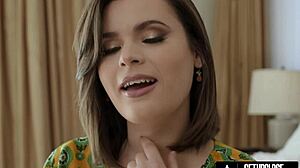 Watch natural dharma jones grind dilf mike mancini till he cums on her ass raw