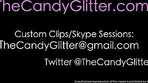 Lucky Loser Endures Candy Glitter Femdom Humiliation