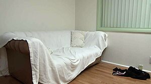 Skinny Teen Sammy Killz Gags on Cock in Bold Casting Oral