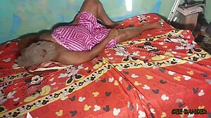 Sexy ebony queen gets banged cowgirl by muscular bodybuilder in huge tits ride