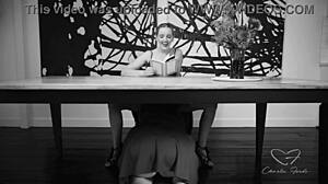 Damn Amber Moores' Book Has Charlie Forde Fingering Her Cunt Wild!