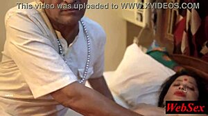 Indian Housewife Gets Guru Ji's Dirty Talk Sex Treatment In Nylon Dress