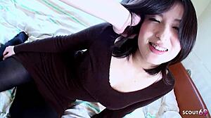 Japanese Mature Hairy Pussy Wife Uncensored Cheating Creampie POV