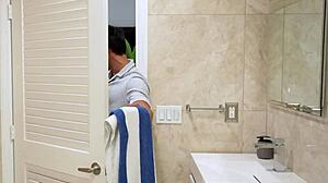 hey stepsis why shower alone when jealous stepbro wants in?