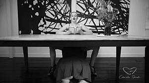 Damn Amber Moores' Book Has Charlie Forde Fingering Her Cunt Wild!