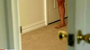 Stepsis Catches Bro Jerking, Lends Her Hand