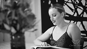 Damn Amber Moores' Book Has Charlie Forde Fingering Her Cunt Wild!