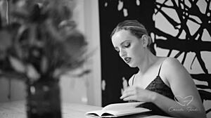 Damn Amber Moores' Book Has Charlie Forde Fingering Her Cunt Wild!