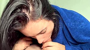 you want this wet blowjob then shower suck on his juicy cock?