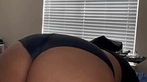 Sexy Lesbians Finger Strap On and Trib to Wild Orgasms!