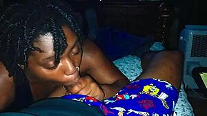darkchocolatebarbie's sloppy 30min pro blowjob