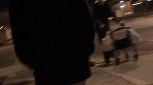 caught naked outdoors i suck cock fuck hard and cum shaking in public!