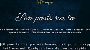 his weight pressing down on me softly