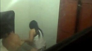 Stepsister Fucks Stepdad Caught on Hidden Phone Cam!