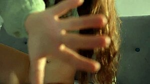 i held orgasm week now fingering wet skinny ass