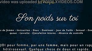 his weight pressing down on me softly