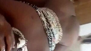 BTS Fun Fucking Petite Black Teen Doggystyle