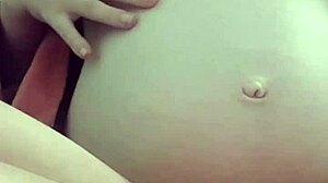 omg my pregnant pussy feels so good when i rub it solo
