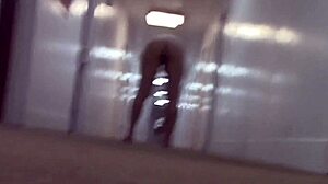 caught naked outdoors i suck cock fuck hard and cum shaking in public!