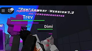 monster cock wrecks roblox whore in brutal fight game!