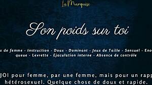 his weight pressing down on me softly