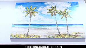 Stepdad Johnny Tattoo Pounds Big Tits Latina Stepdaughter Serena Santos Pov