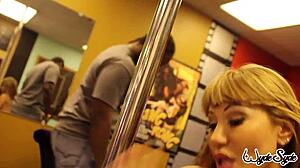 Ava Devine's voluptuous blonde pussy lips devoured wet