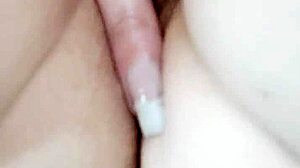 Chrissybee fingers her throbbing wet pussy to ecstasy