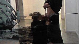 caught naked outdoors i suck cock fuck hard and cum shaking in public!