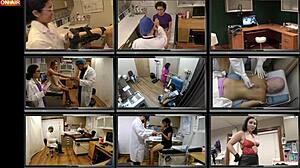 nurse jackie banes humiliates patient ass spreading in latex hospital heels