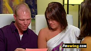 sexy brunette milf rides ebony cocks in swinger orgy full movie amateur orgy