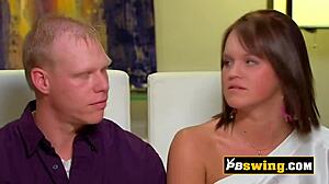 sexy brunette milf rides ebony cocks in swinger orgy full movie amateur orgy