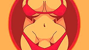 Veronica Leal's tight anal wrecked by redhead shemale futa witch's hardcore voodoo pounding