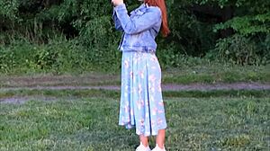 Bride Fucks Ex Hard In Deep Forest!