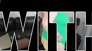 Curvy Blonde Housewife's Natural Tits Drowned In Hot Cum!