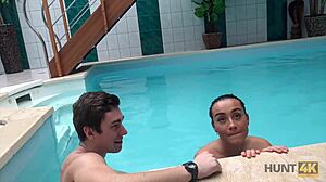 dude your young gf by the pool? stranger's nailing her while you watch!