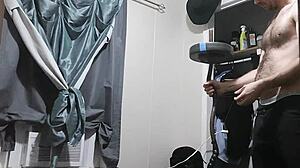 hunghank69 pumps monster cock closeup cum explosion solo jerkoff