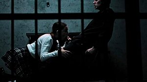 Redhead Doll Bound Fucked in Sex Escape Freeze Room