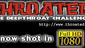 Electrifying deepthroat blowjob ends in huge facial cumshot explosion