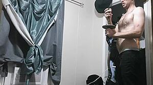 hunghank69 pumps monster cock closeup cum explosion solo jerkoff