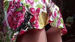 she hits home from street and immediately sucks her sex toy dick