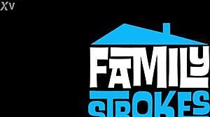 on her 18th birthday alice gives stepdad blowjob then nikki joins shower 3some