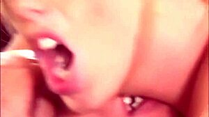 Slutty blonde bombshell milf pounds monster cock in heels for facial cumshot!